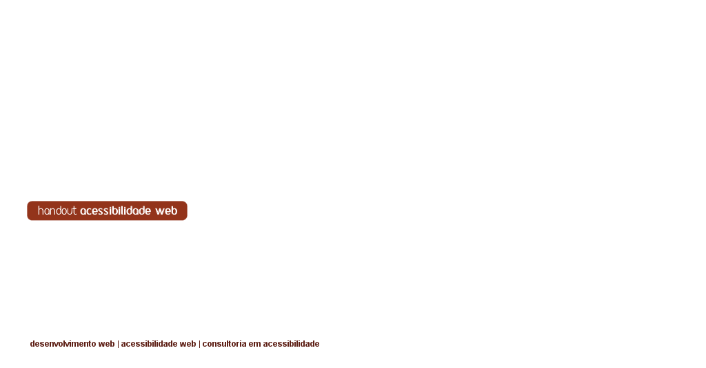 Acessibilidade Web