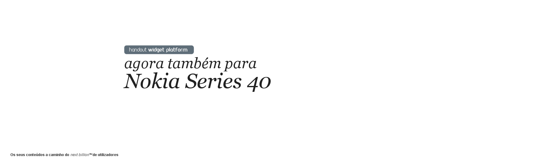 WebApps para Nokia Serie 40